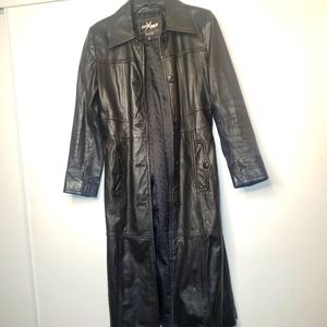 Vintage Wilson's Leather Trench style jacket